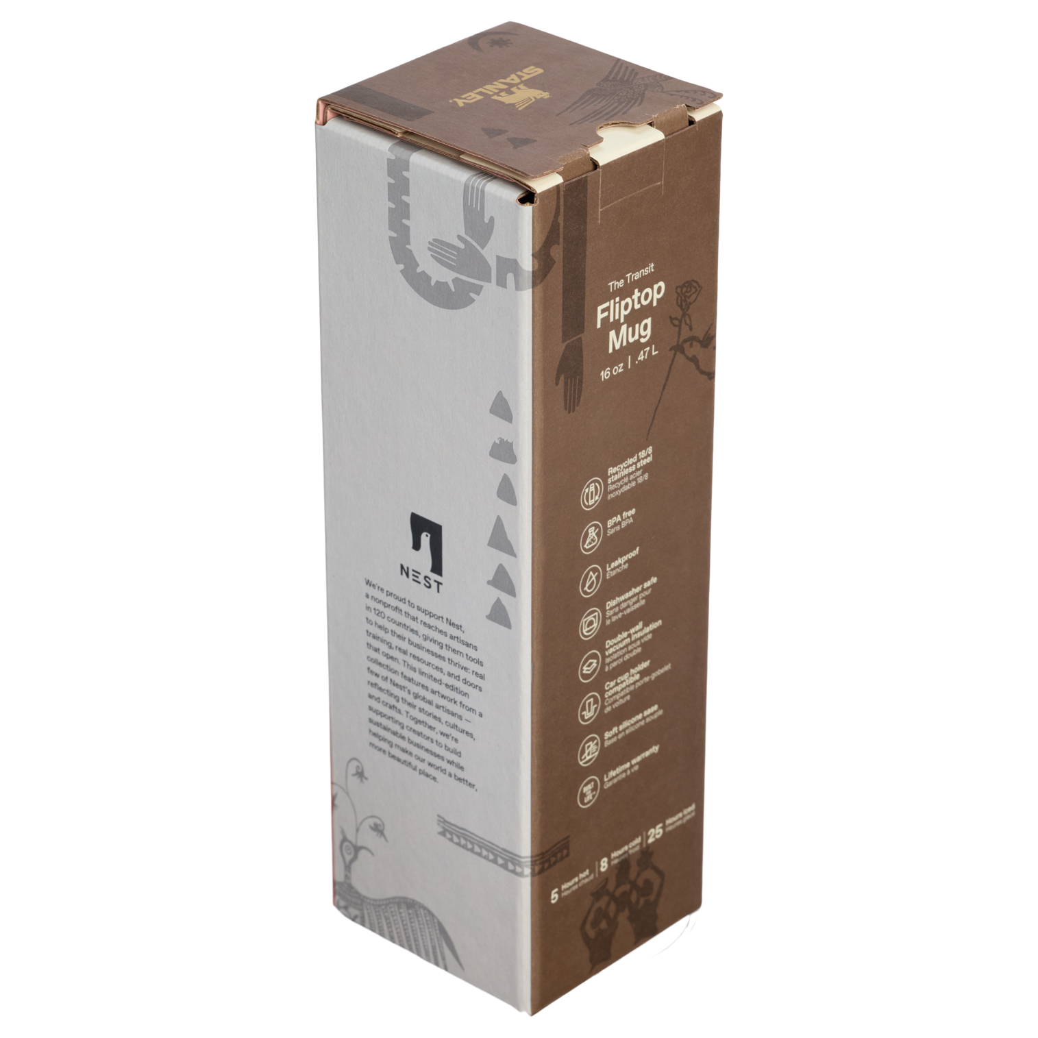 The Stanley 1913 x Nest AeroLight? Transit Flip Top Mug - Image 13